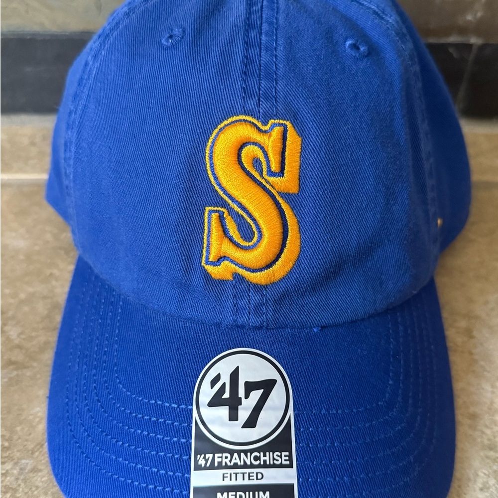 '47 Royal Blue Hat with Gold S Patch